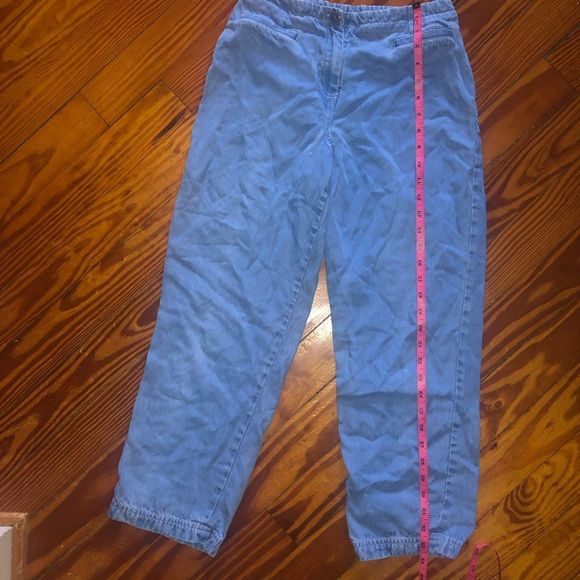 Pendleton 100% Tencel Soft Baby Blue Pull On Jeans Size 4 - Picture 7 of 8